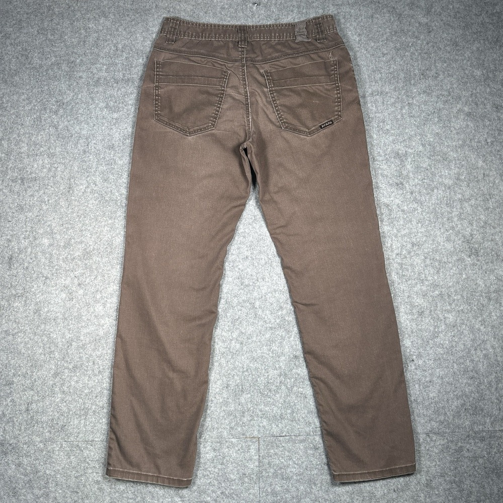 prAna Pants Mens Size 30x30 (30x28) Brown Slim Fit Born From The‎ Experience